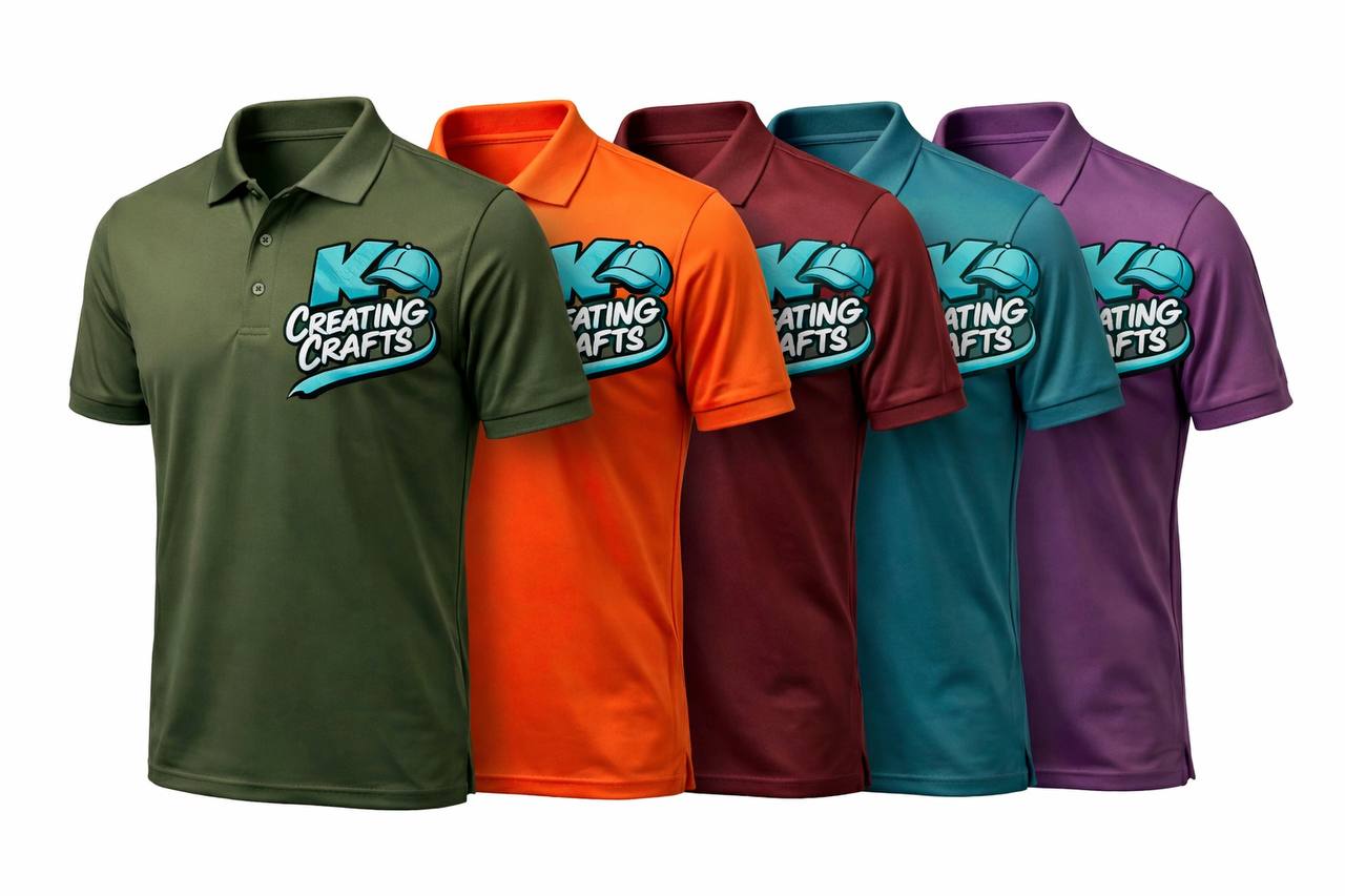 Custom embroidered polo shirts — Warren Brothers Plumbing by K Creating Crafts