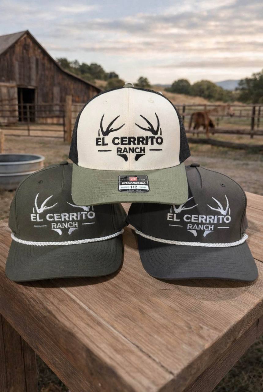 El Cerrito Ranch custom trucker hats by K Creating Crafts